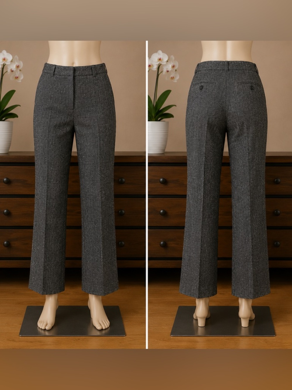 Style & Co. Charcoal Women's‎ Trousers